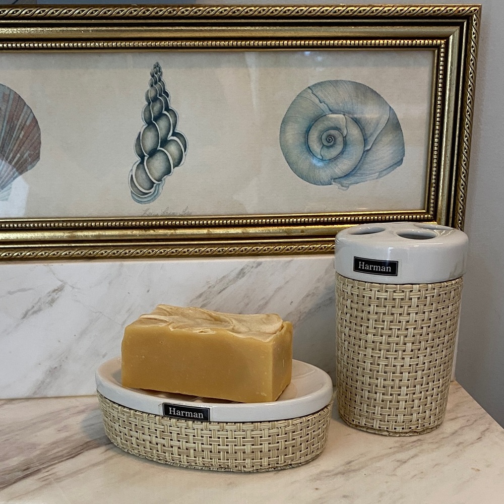 NEW WITHOUT TAGS=Harman Soap Dish & Toothbrush Holder